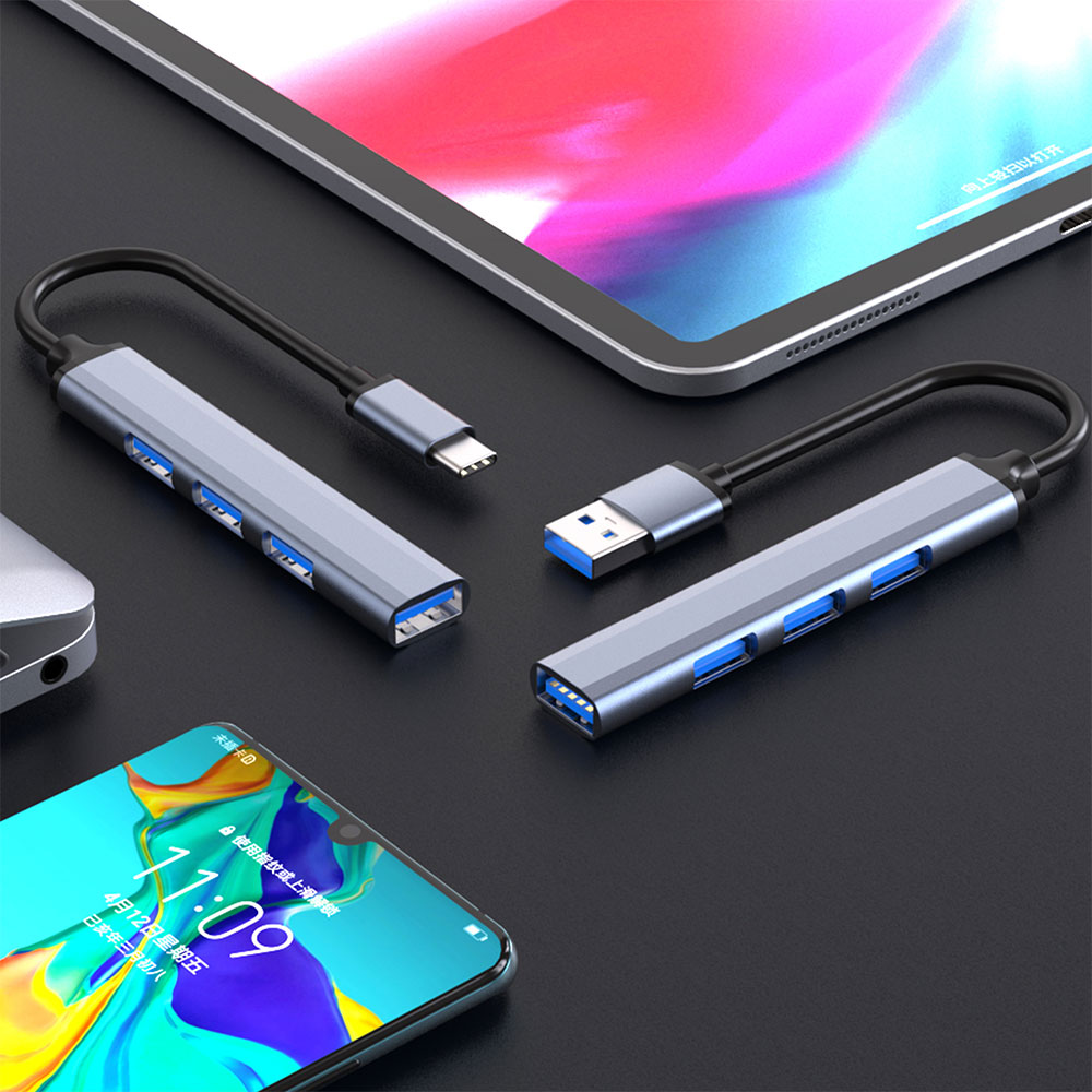 Laptop Accessories For Programmers - USB C HUB USB-A Hub الفاصل
