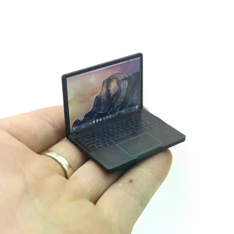Laptop Accessories Cute - كمبيوتر محمول مصغر لطيف محاكي للواقع