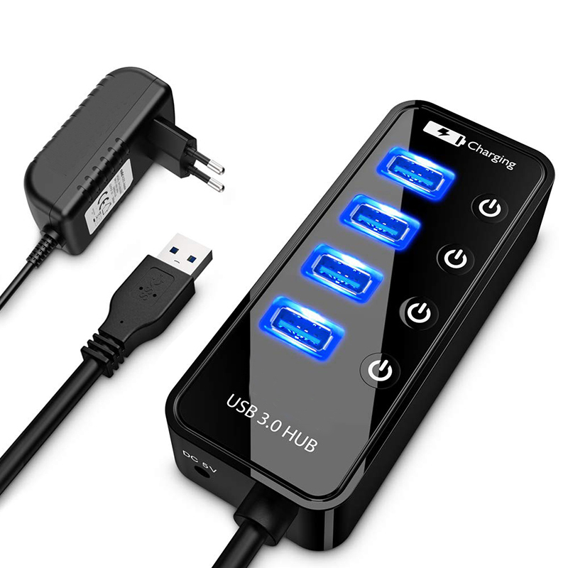 Laptop Accessories For Programmers - USB HUB 3.0 4 Port شاحن