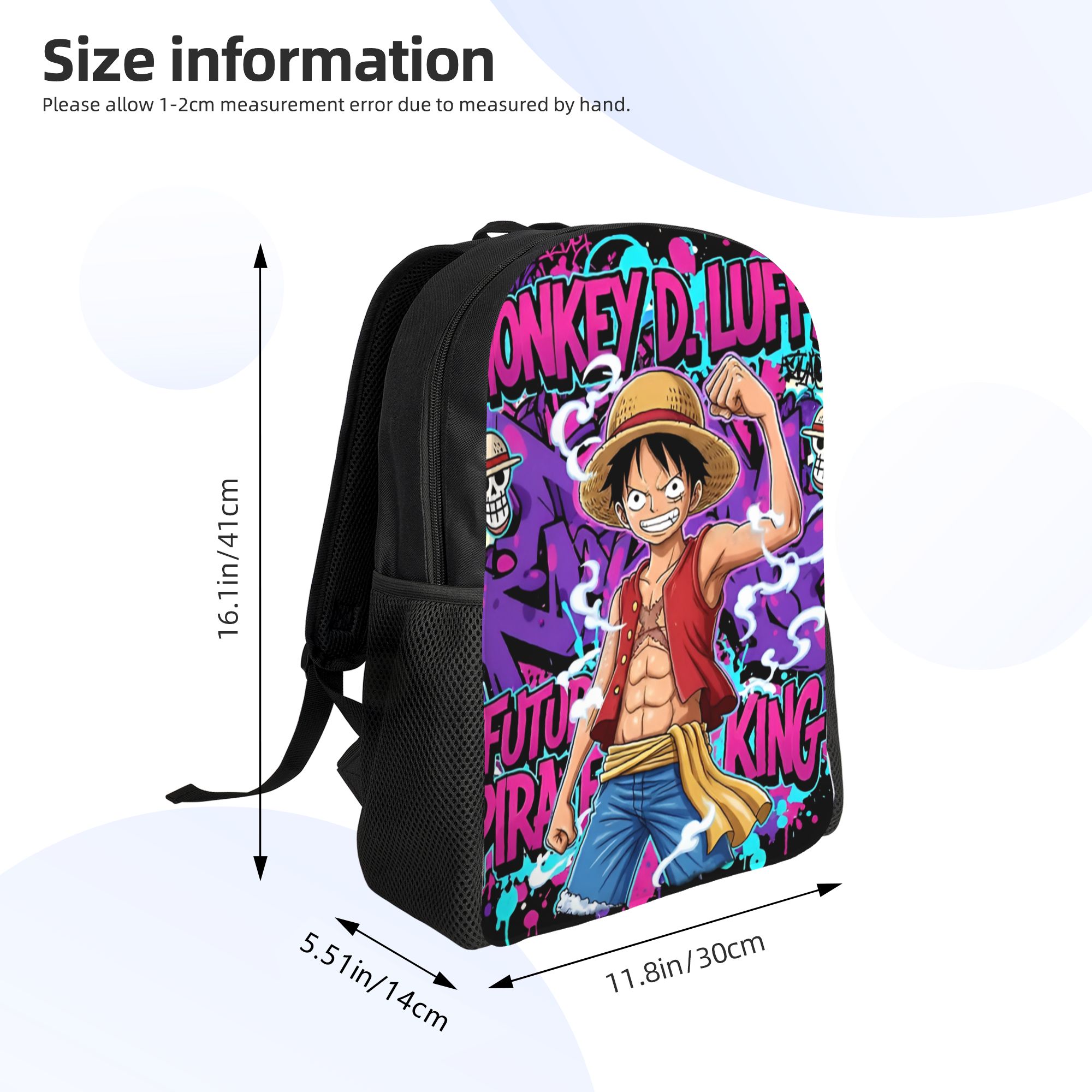 حقيبة ظهر مخصصة بتصميم لوفي من - مراجعة Laptop Accessories For College وسعره