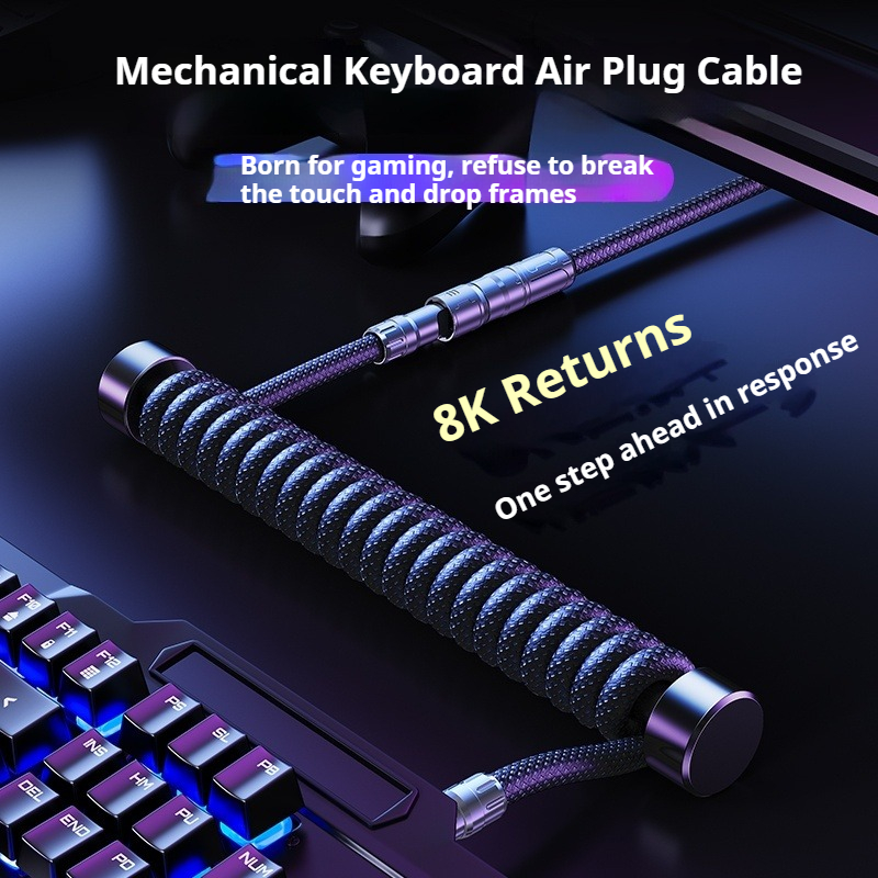 كابل لوحة مفاتيح ملفوف بطول 1. - مراجعة Laptop Accessories For Programmers وسعره