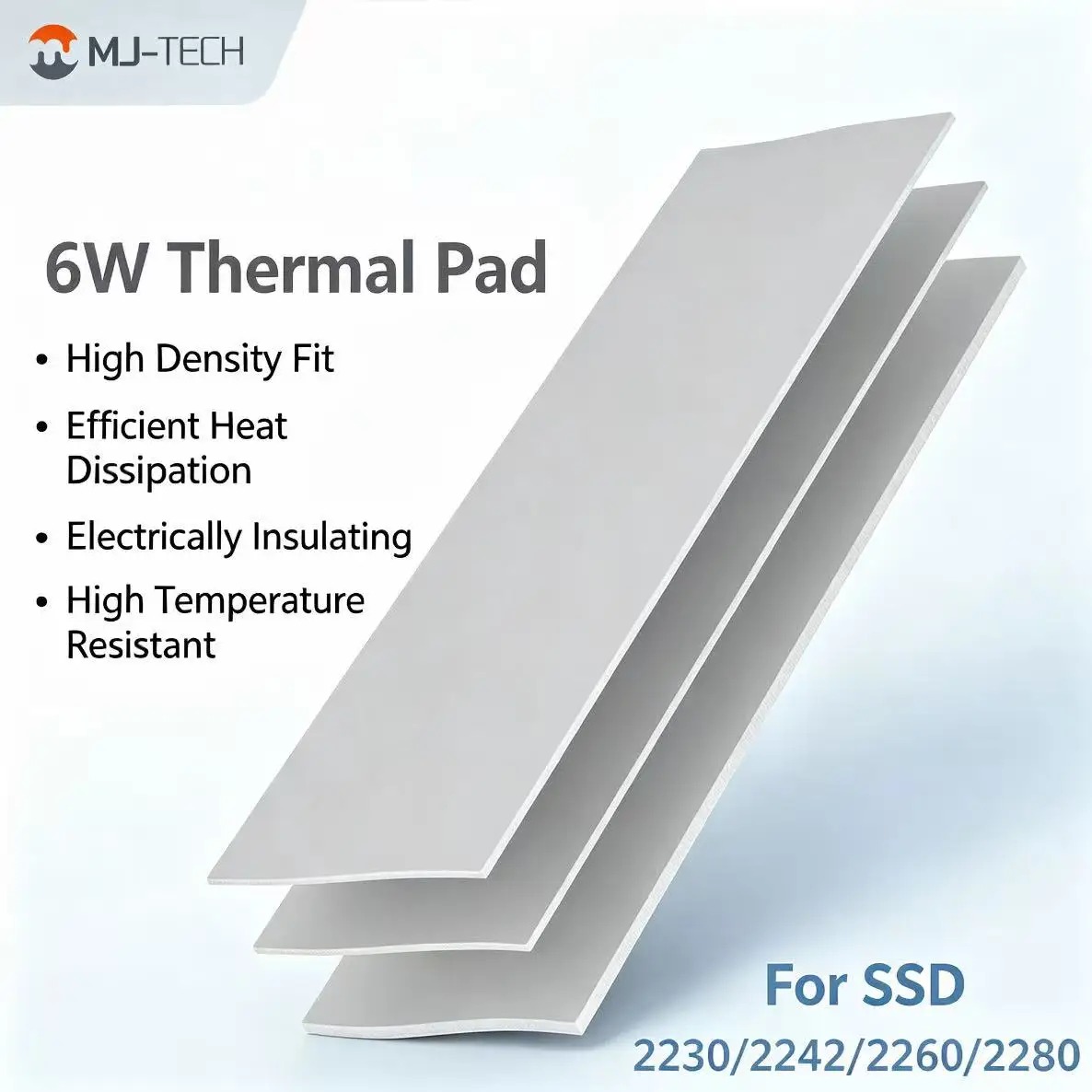 وسادة حرارية MJ-TECH 6W/mK غير - مراجعة Laptop Cooling Pad وسعره