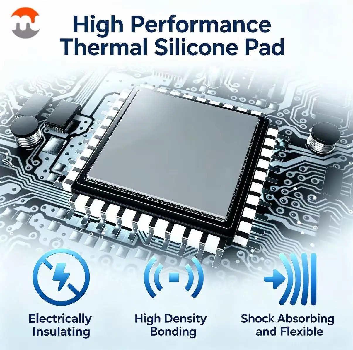 وسادة حرارية MJ-TECH 6W/mK غير - مراجعة Laptop Cooling Pad وسعره