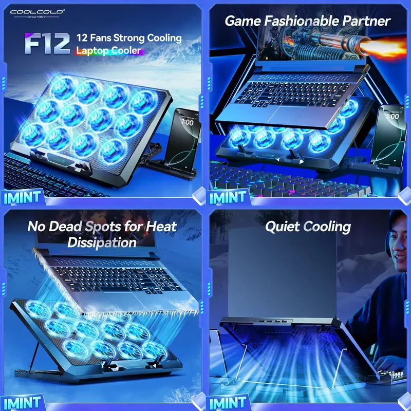 حامل تبريد للكمبيوتر المحمول م - مراجعة Laptop Cooling Pad وسعره
