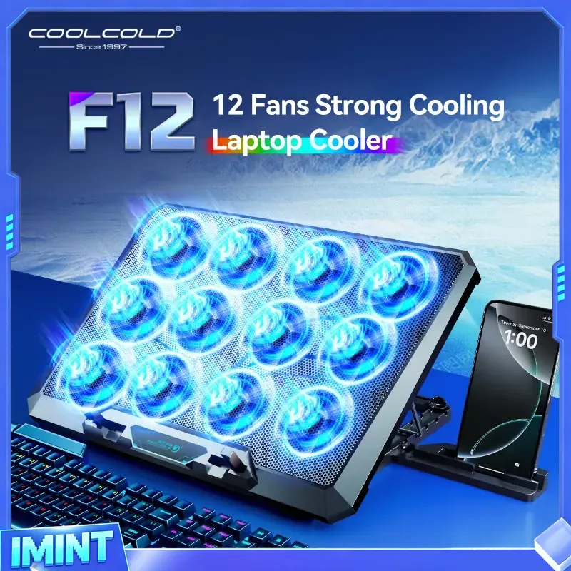 حامل تبريد للكمبيوتر المحمول م - مراجعة Laptop Cooling Pad وسعره